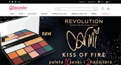 Desktop Screenshot of alexandar-cosmetics.com